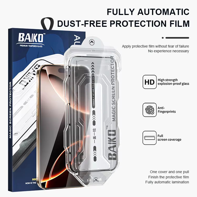 BAIKO HD Clear 3D, Panssarilasi - Asennuskehikolla, Kirkas